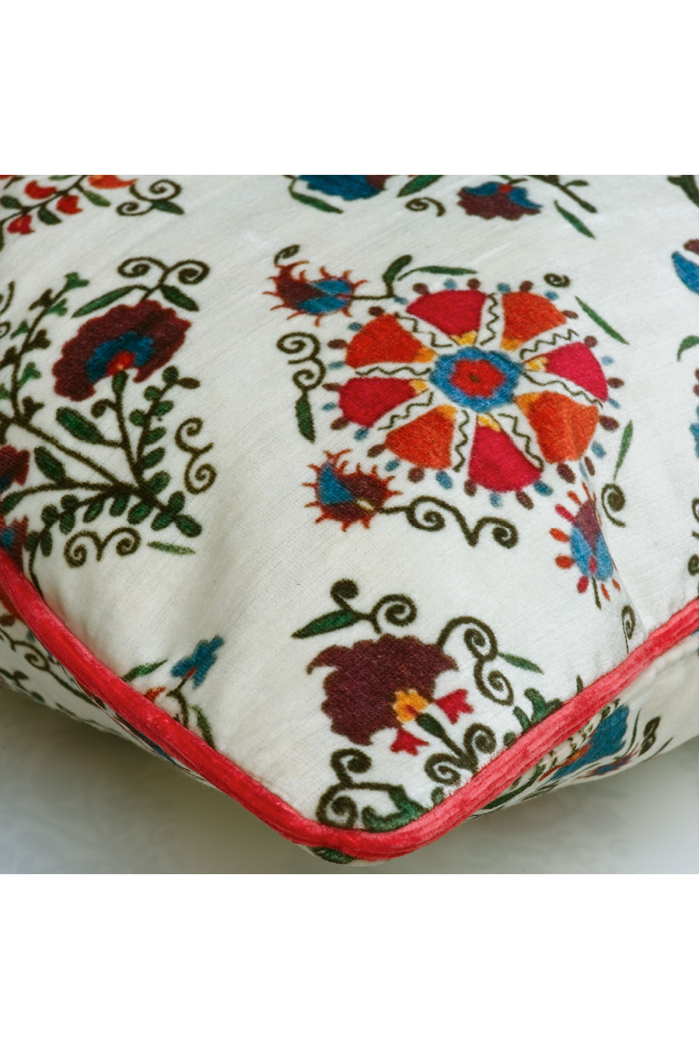 Suzani Print Throw Pillow | Andrew Martin Kermina | OROA