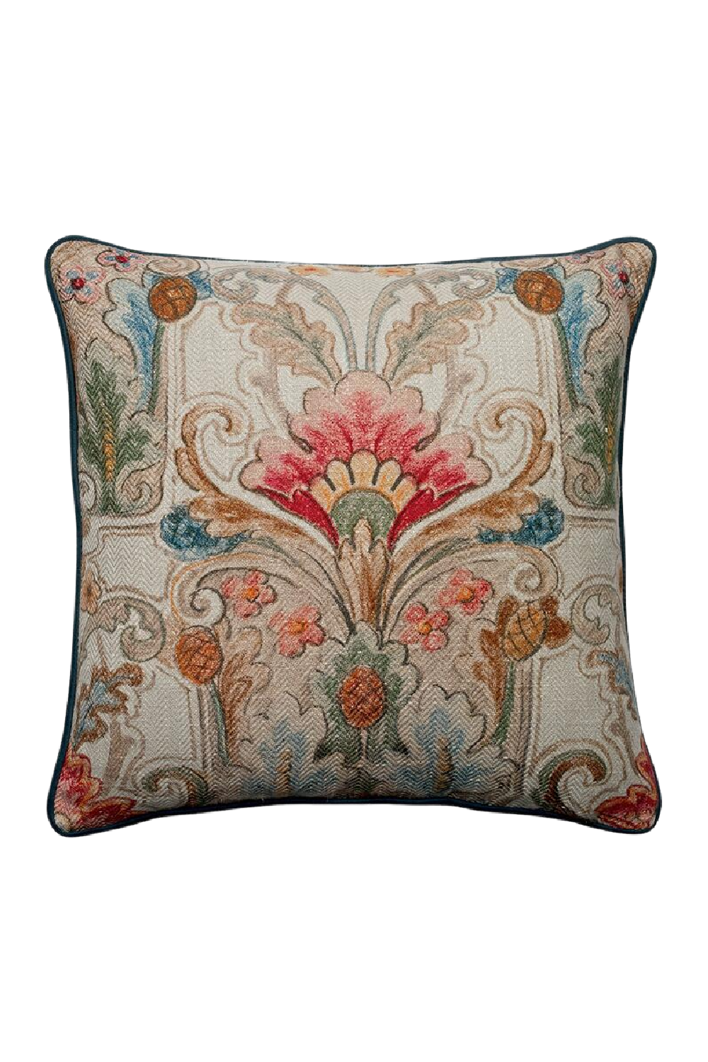 Classic Floral Linen Cushion | Andrew Martin Hothouse | Oroa.com