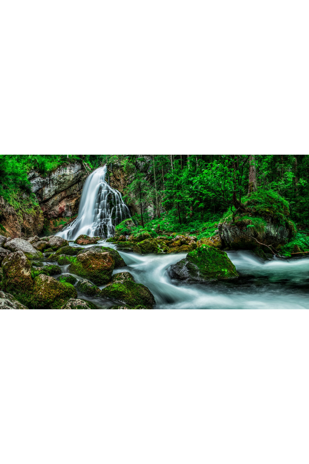 Nature Photographic Artwork | Andrew Martin Austrian Waterfall | Oroa.com
