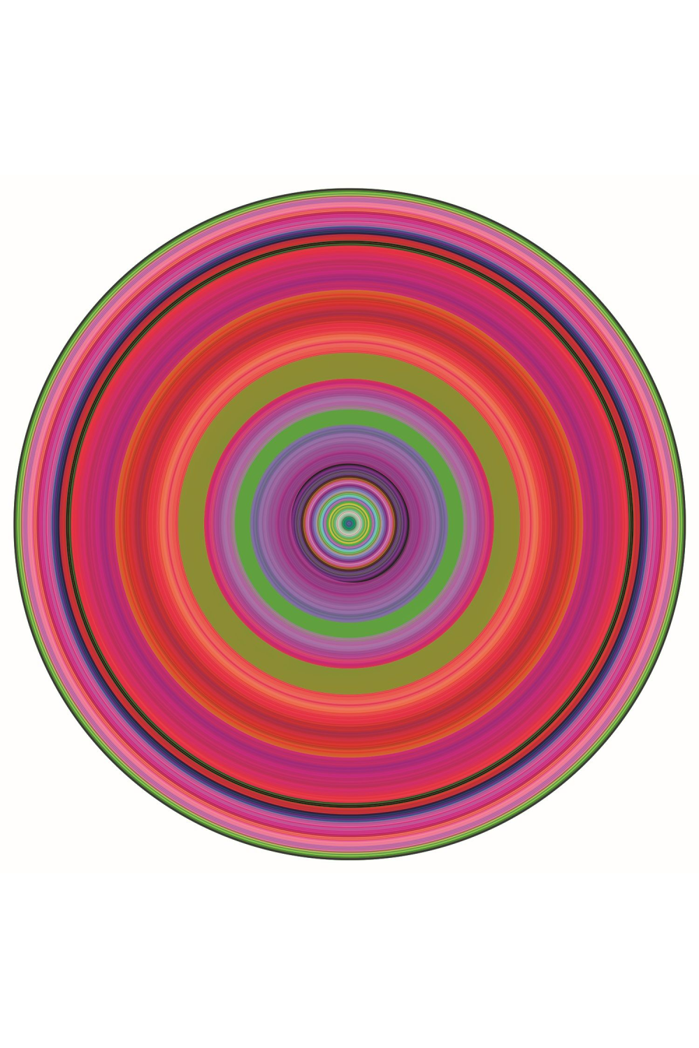 Gradient Plexiglass Art Print | Andrew Martin Circle Tip 1 | Oroa.com