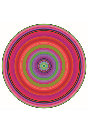 Gradient Plexiglass Art Print | Andrew Martin Circle Tip 1 | Oroa.com