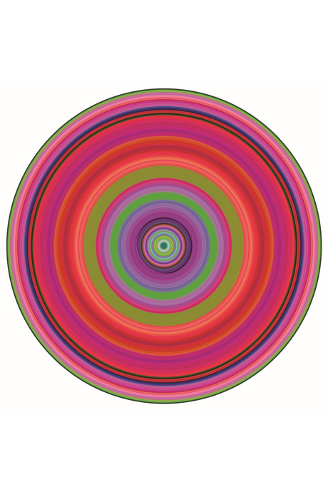 Gradient Plexiglass Art Print | Andrew Martin Circle Tip 1 | Oroa.com
