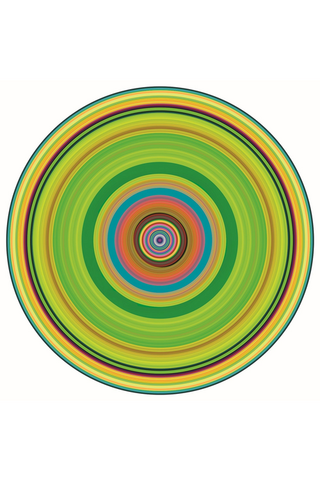 Gradient Plexiglass Art Print | Andrew Martin Circle Tip 2 | Oroa.com