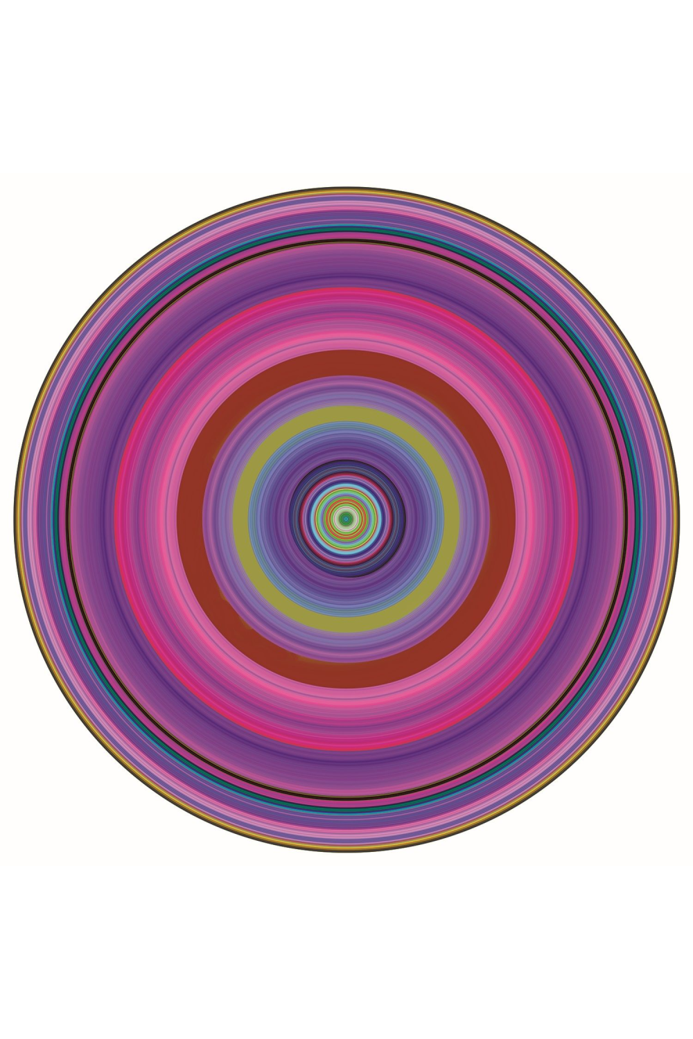 Gradient Plexiglass Art Print | Andrew Martin Circle Tip 3 | Oroa.com