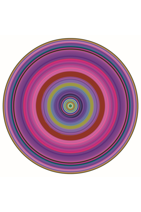 Gradient Plexiglass Art Print | Andrew Martin Circle Tip 3 | Oroa.com