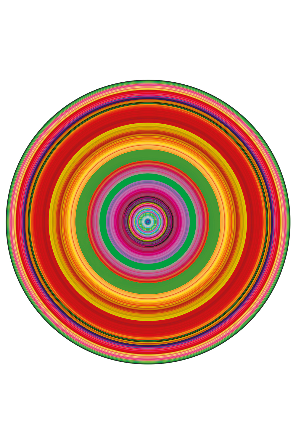 Gradient Plexiglass Art Print | Andrew Martin Circle Tip 4 | Oroa.com