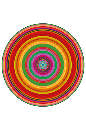Gradient Plexiglass Art Print | Andrew Martin Circle Tip 4 | Oroa.com
