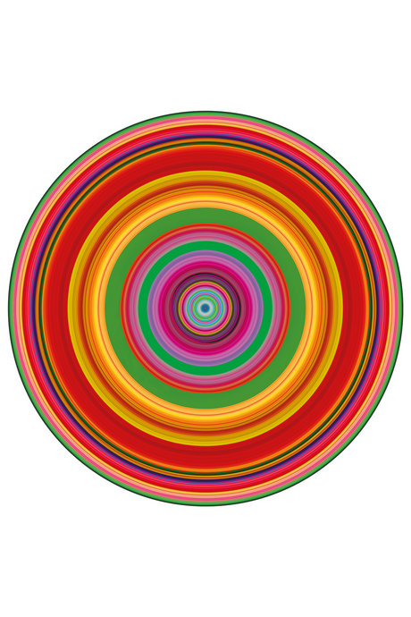 Gradient Plexiglass Art Print | Andrew Martin Circle Tip 4 | Oroa.com