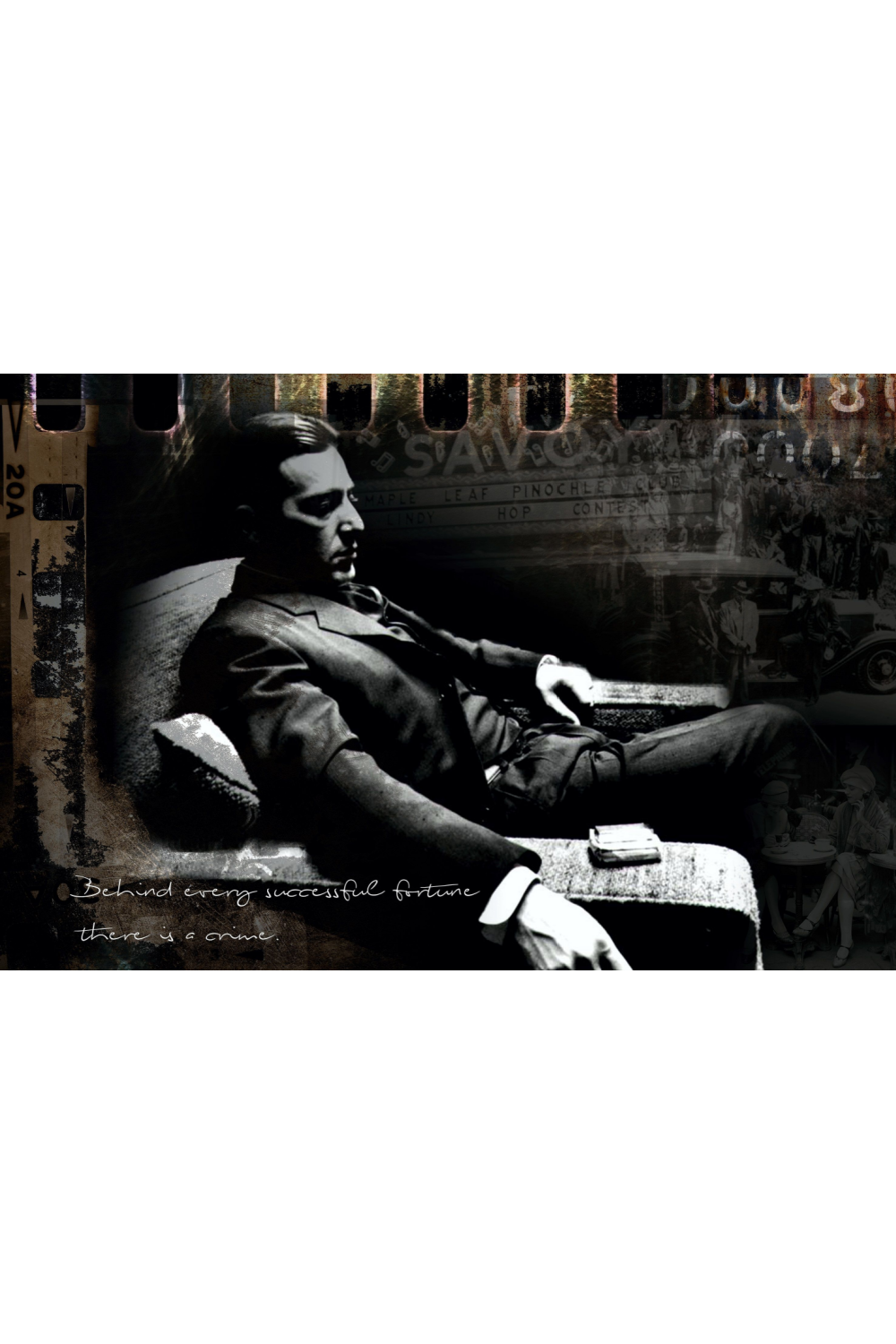 Il Padrino Photographic Artwork | Andrew Martin Godfather Pacino | OROA.com