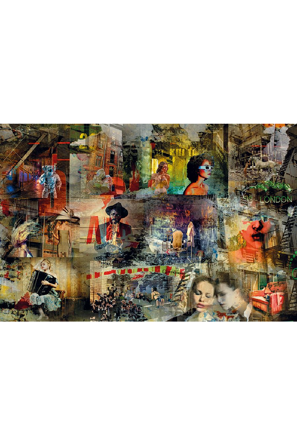 Modern Collage Photographic Artwork | Andrew Martin That's Life | Oroa.com