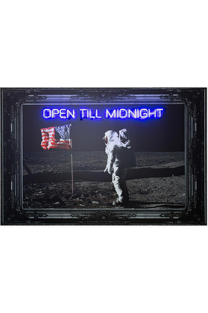 Urban Neon Artwork | Andrew Martin Open Till Midnight | Oroa.com