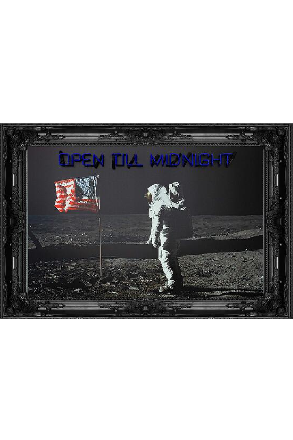 Urban Neon Artwork | Andrew Martin Open Till Midnight | Oroa.com