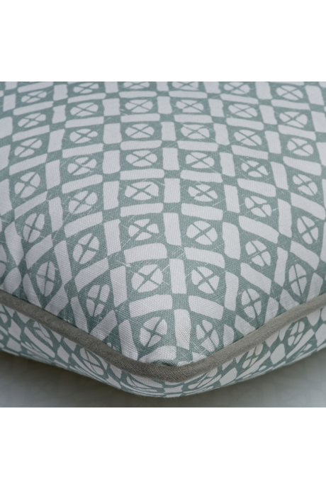 Diamond Patterned Outdoor Throw Pillow | Andrew Martin Audley | OROA