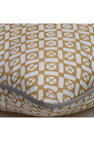 Diamond Patterned Outdoor Throw Pillow | Andrew Martin Audley | OROA