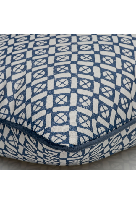 Diamond Patterned Outdoor Throw Pillow | Andrew Martin Audley | OROA