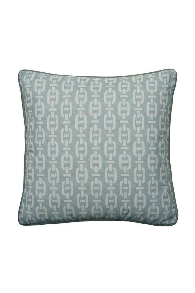 Chain Link Outdoor Throw Pillow | Andrew Martin Burlington | OROA