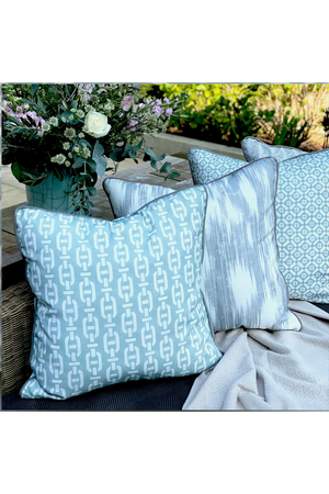 Chain Link Outdoor Throw Pillow | Andrew Martin Burlington | OROA