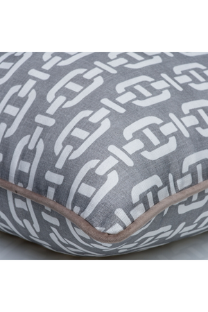 Chain Link Outdoor Throw Pillow | Andrew Martin Burlington | OROA