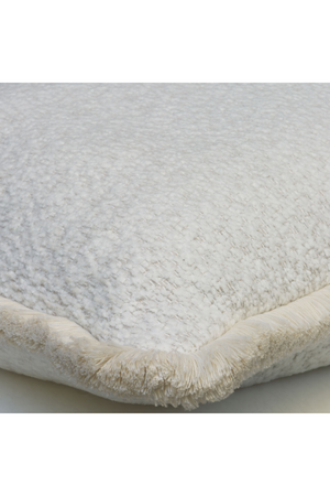 Chenille Fringed Outdoor Cushion | Andrew Martin Olmo | Oroa.com