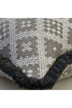 Geometric Patterned Outdoor Cushion | Andrew Martin Erba | Oroa.com