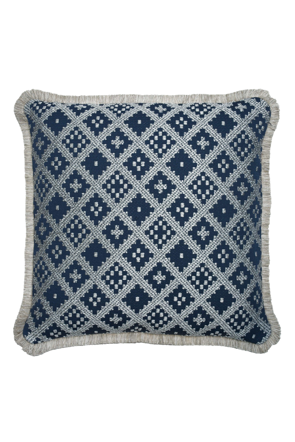 Geometric Patterned Outdoor Cushion | Andrew Martin Erba | Oroa.com