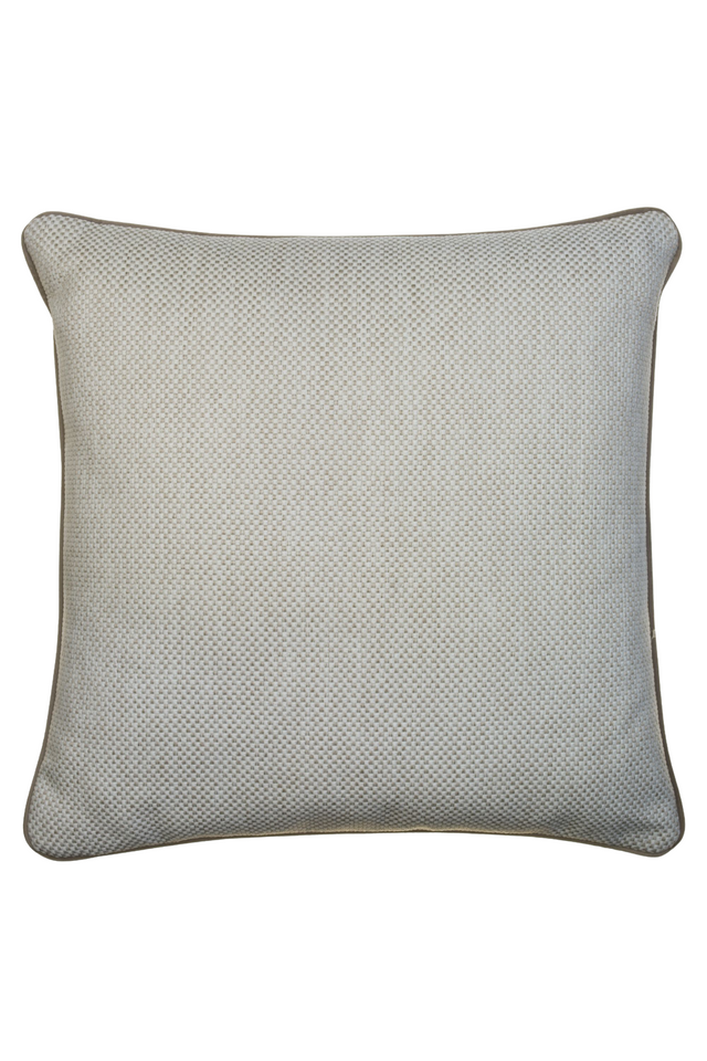 Weave Outdoor Cushion With Piping | Andrew Martin Taglioni | Oroa.com