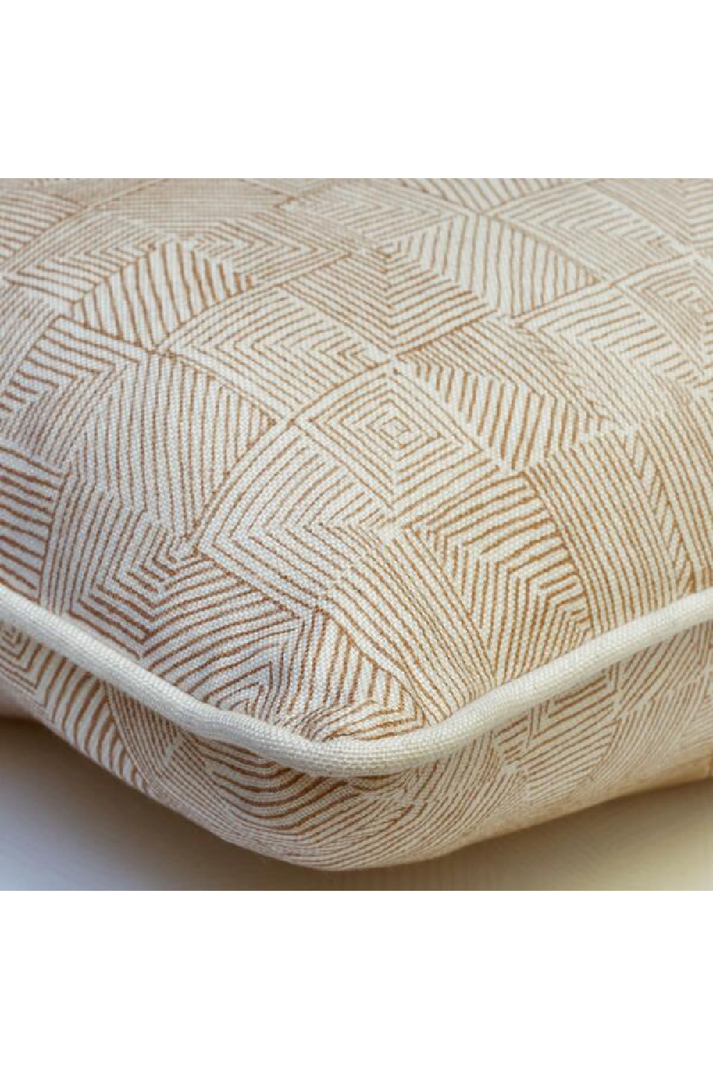 Geometric Pattern Throw Pillow | Andrew Martin Bark | Oroa.com