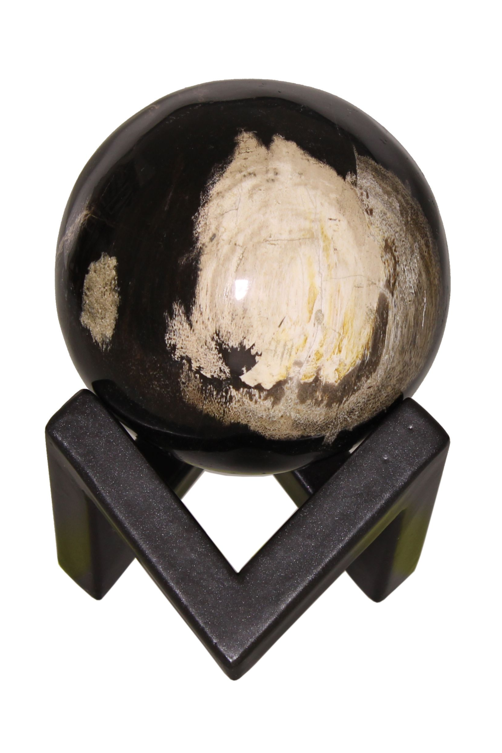 Petrified Wood Decorative Sphere | Andrew Martin | Oroa.com