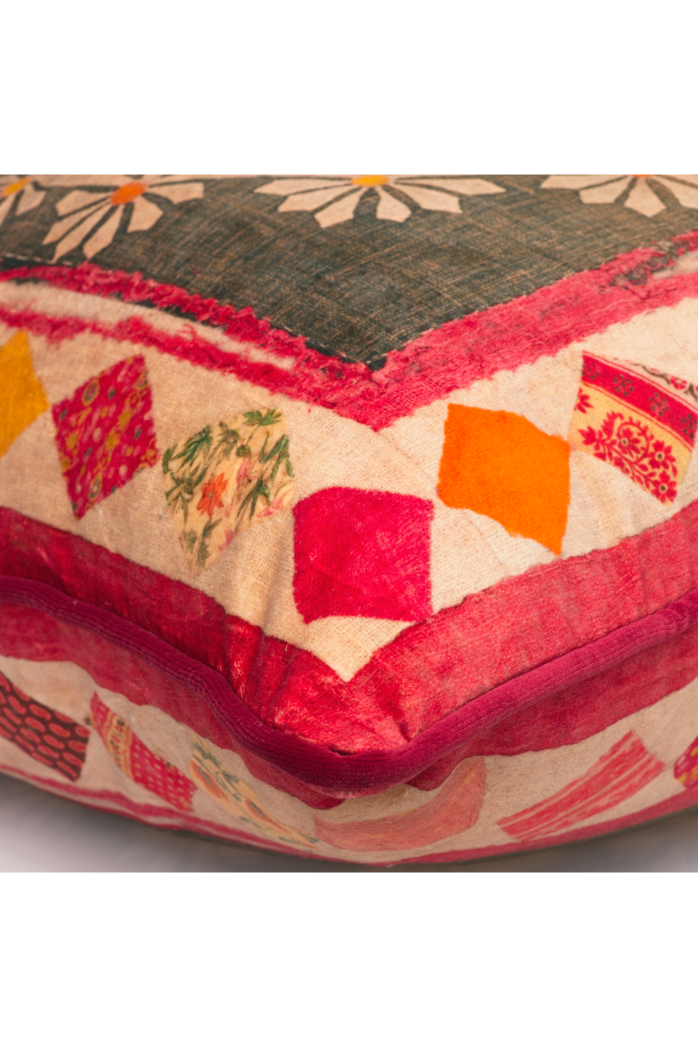 Bohemian Cushion With Piping | Andrew Martin Courtyard | Oroa.com
