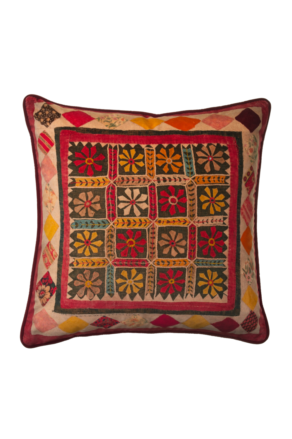 Floral Patterned Outdoor Cushion | Andrew Martin Courtyard | Oroa.com