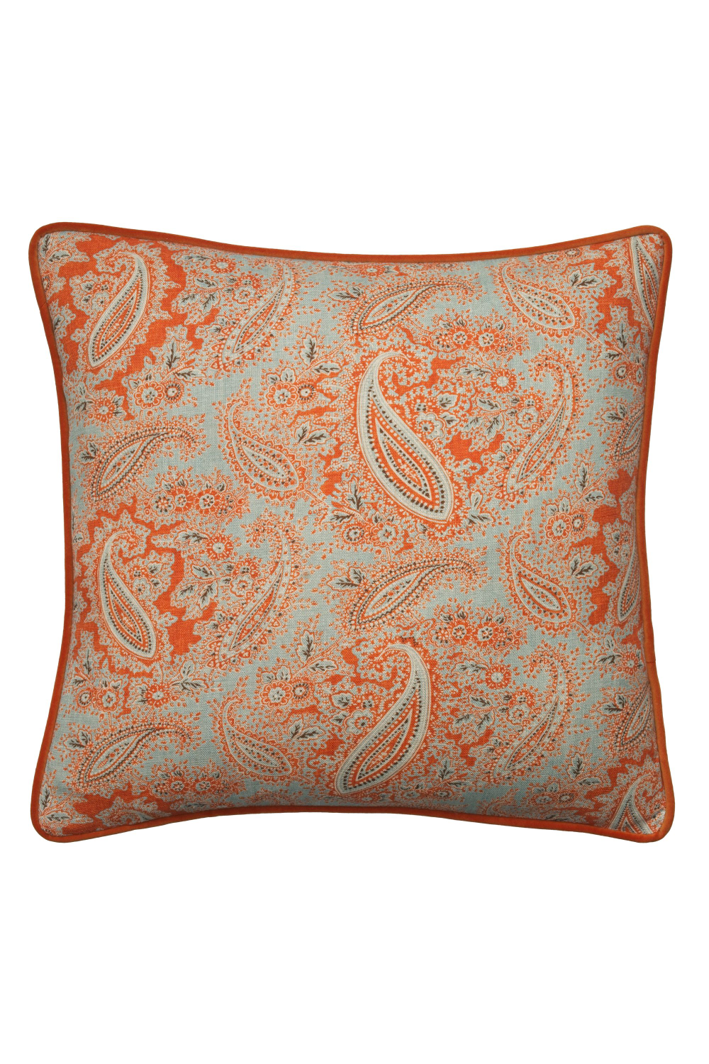 Orange Paisley Print Outdoor Cushion | Andrew Martin Gazebo | Oroa.com