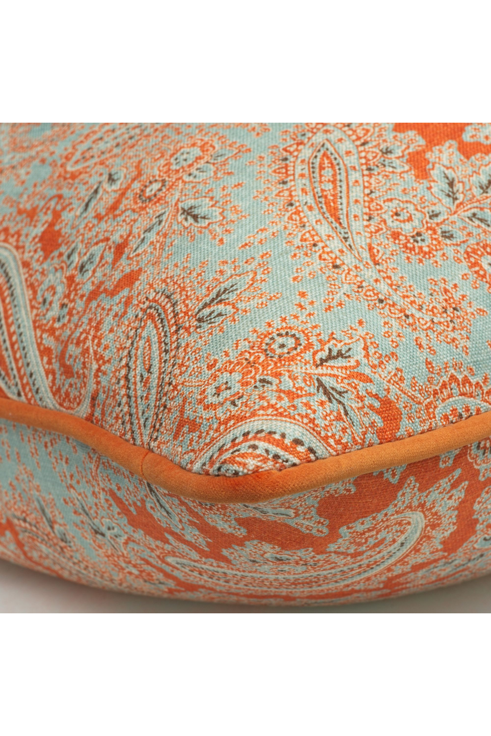 Orange Paisley Print Outdoor Cushion | Andrew Martin Gazebo | Oroa.com