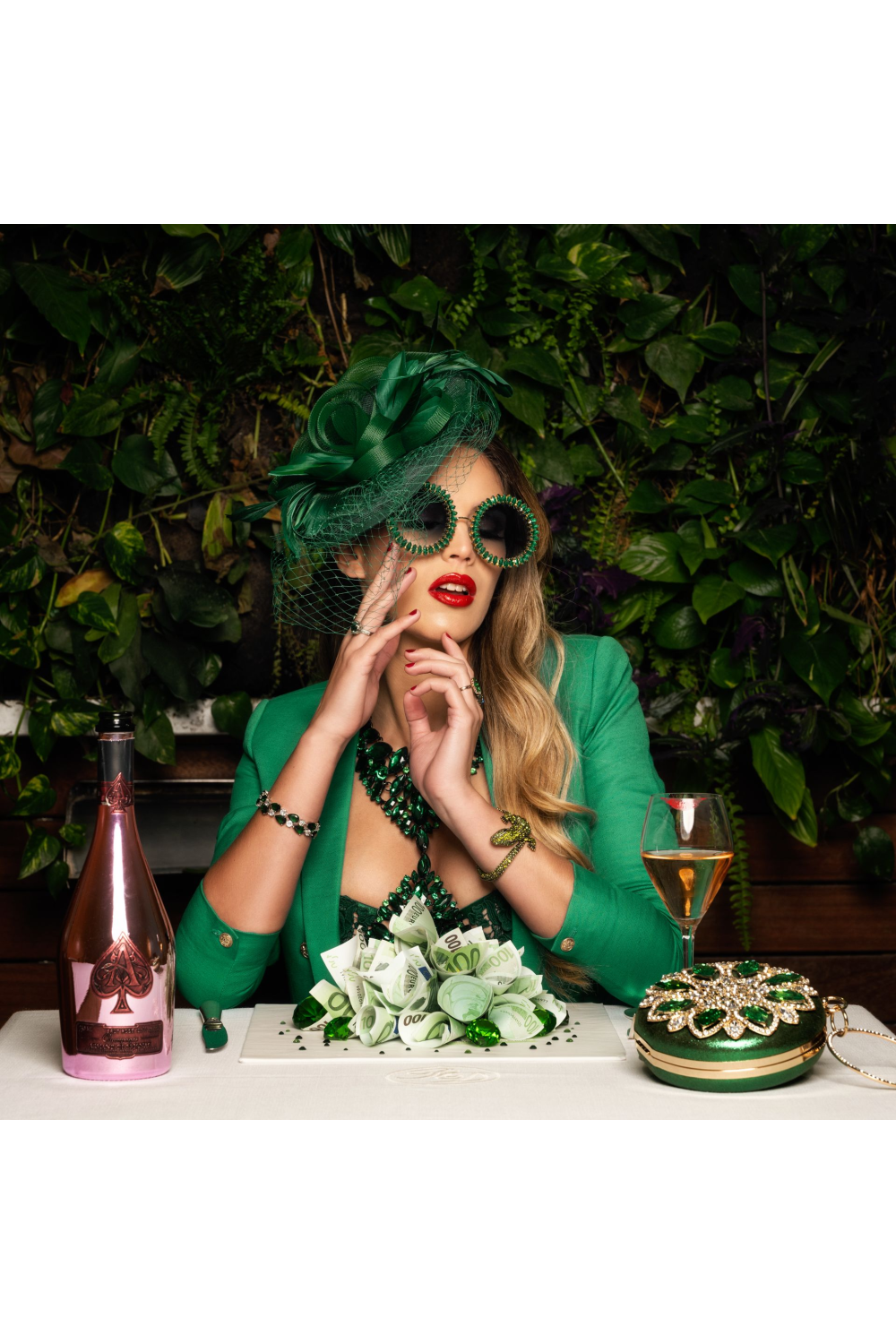 Fashionable Woman Photographic Art | Andrew Martin Green Salad | Oroa.com