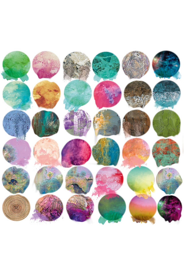 Multi-Colored Circles Photographic Art | Andrew Martin Colors Of My Life | Oroa.com