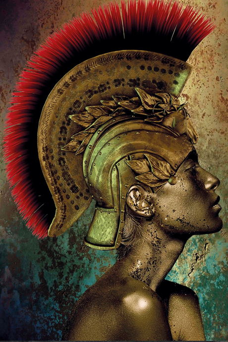 Golden Model Photographic Art | Andrew Martin Next Of Sparta | Oroa.com