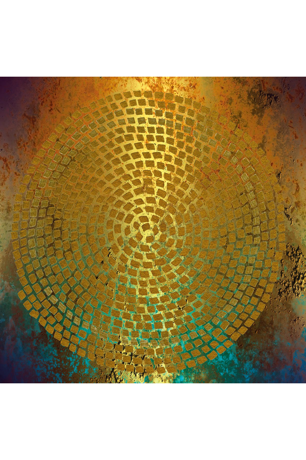 Circular Mosaic Photography Artwork | Andrew Martin Fourth Dimension | Oroa.com