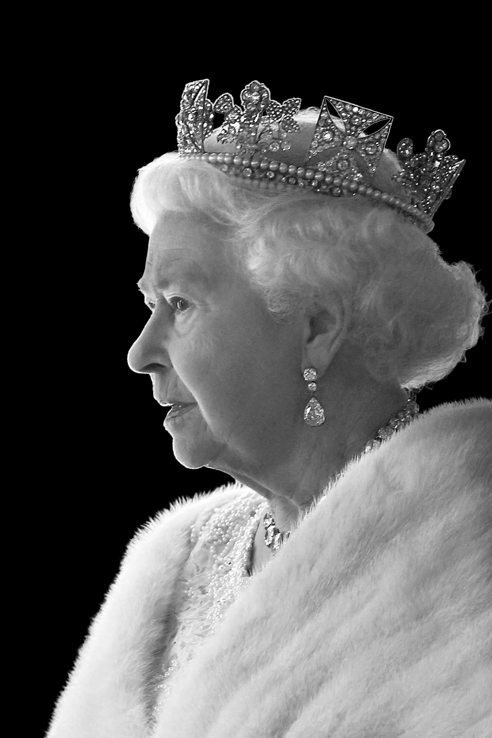 Cultural Icon Photographic Artwork | Andrew Martin HM Queen Elizabeth II | Oroa.com