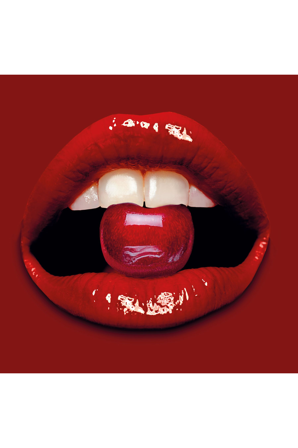 Woman's Mouth Plexiglass Artwork | Andrew Martin Cherry Lips | Oroa.com