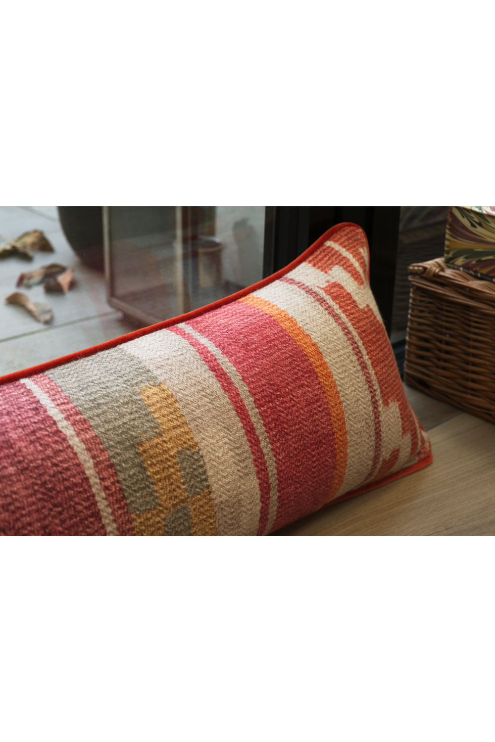 Earthy-Toned Draught Excluder | Andrew Martin Indus Brick | Oroa.com