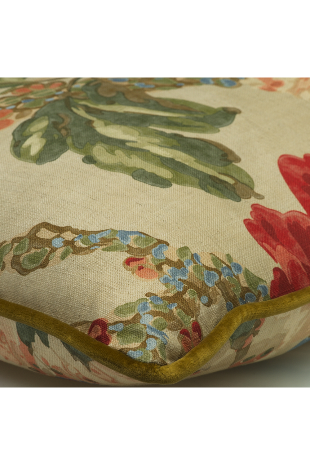 Floral Cotton Cushion | Andrew Martin Peony | Oroa.com