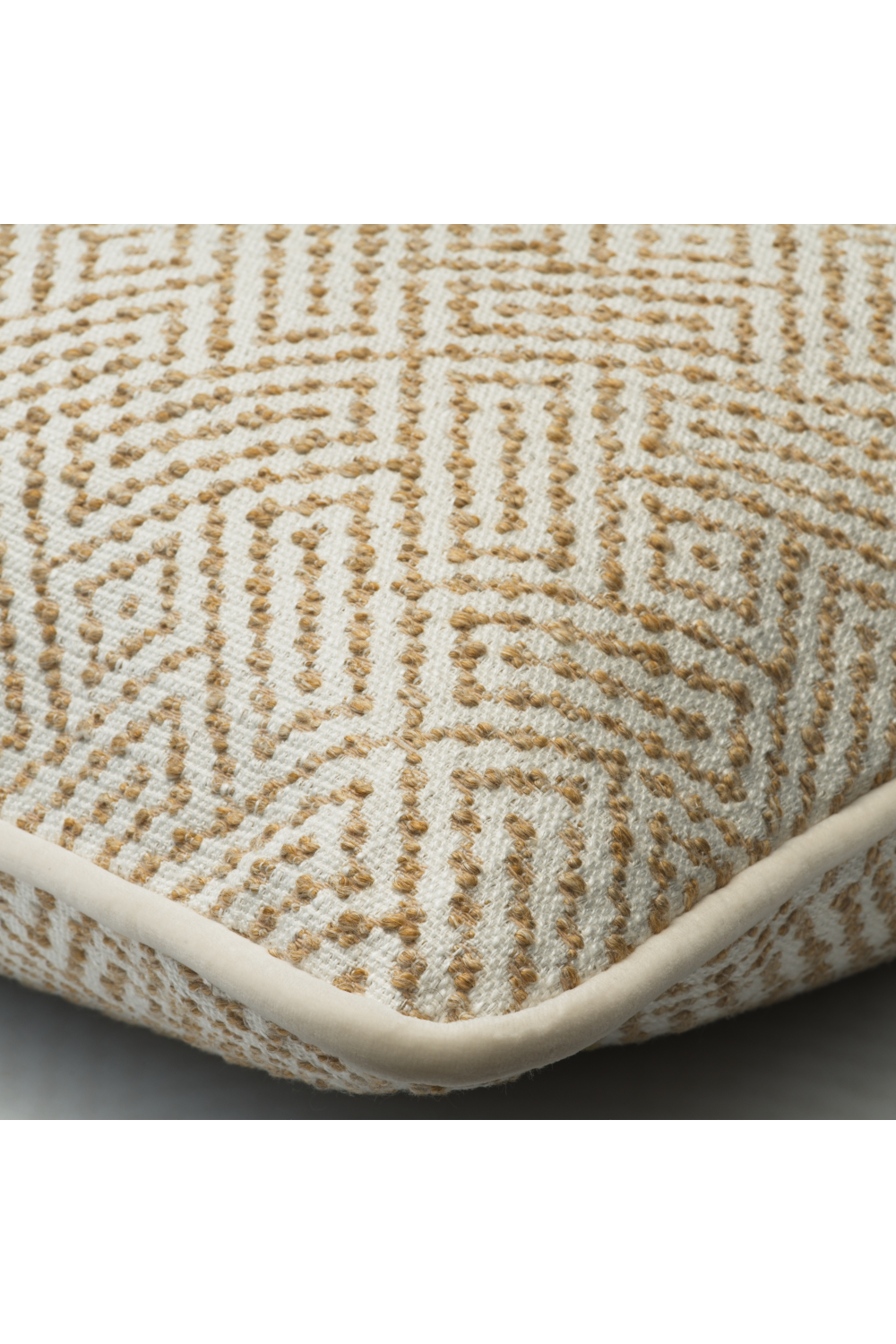 Geometric Patterned Cushion | Andrew Martin Driftwood | Oroa.com