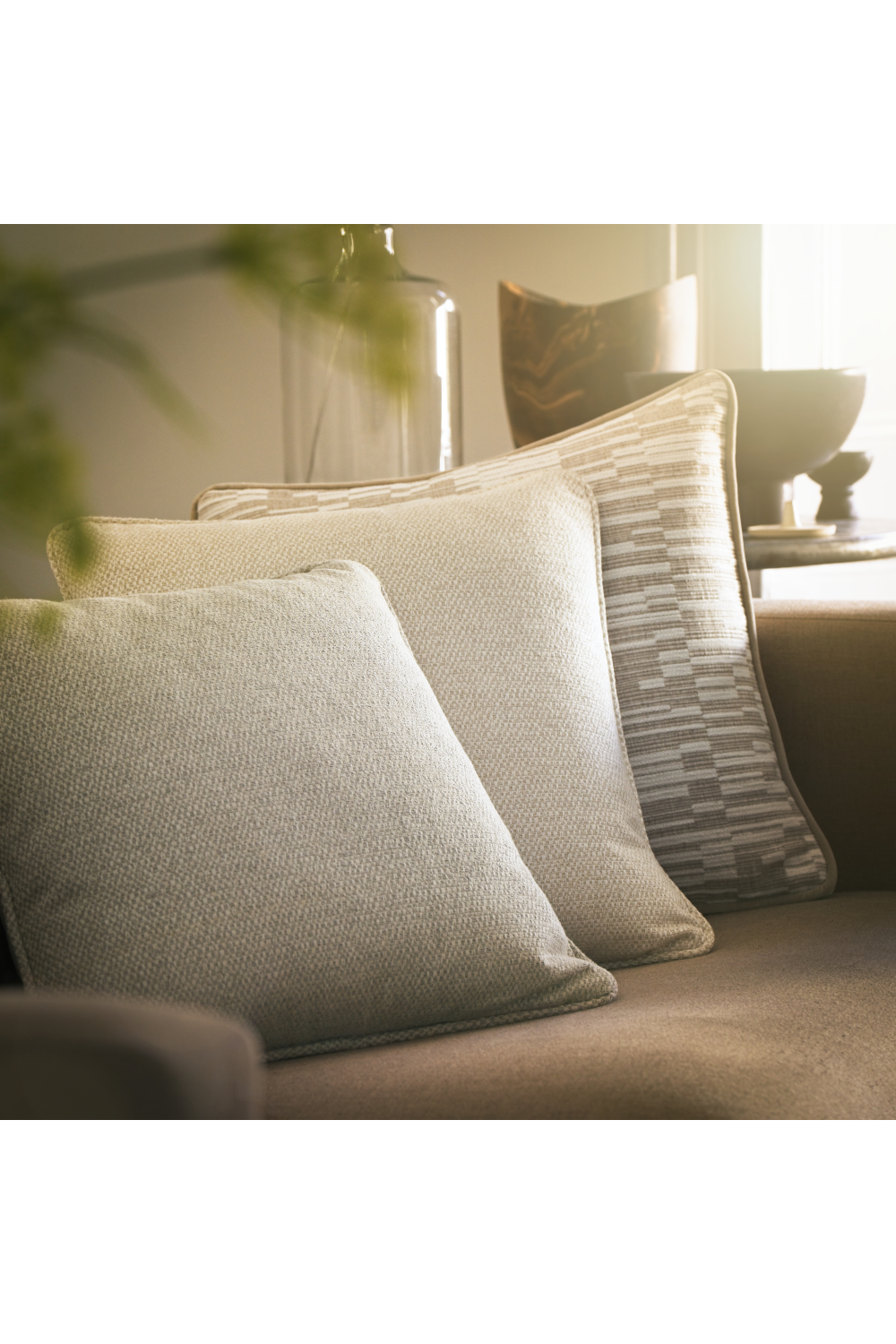 Woven Linen Cushion | Andrew Martin Jetty | Oroa.com