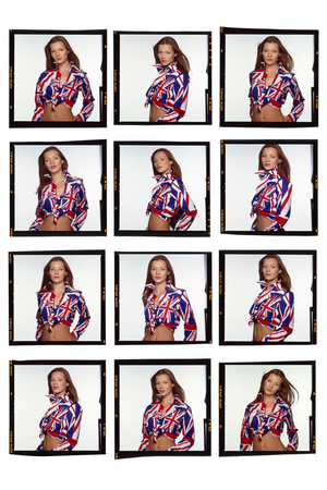 Fashion Model Photographic Artwork | Andrew Martin Lady Britannia - Kate Moss | Oroa.com