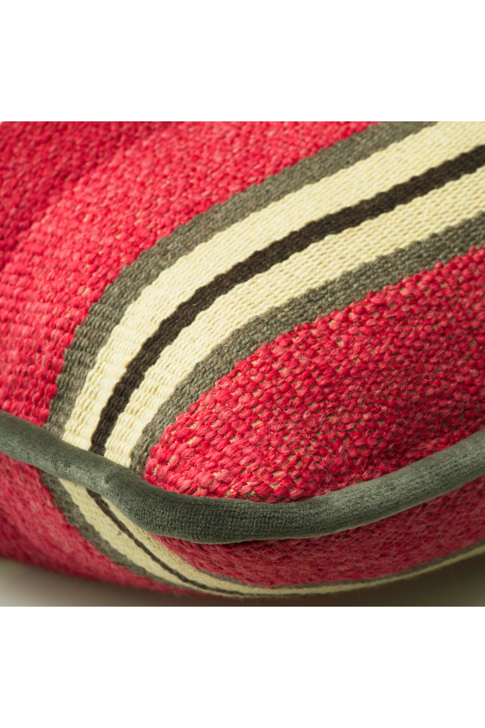 Striped Rectangular Cushion | Andrew Martin Portscasto Plume | Oroa.com