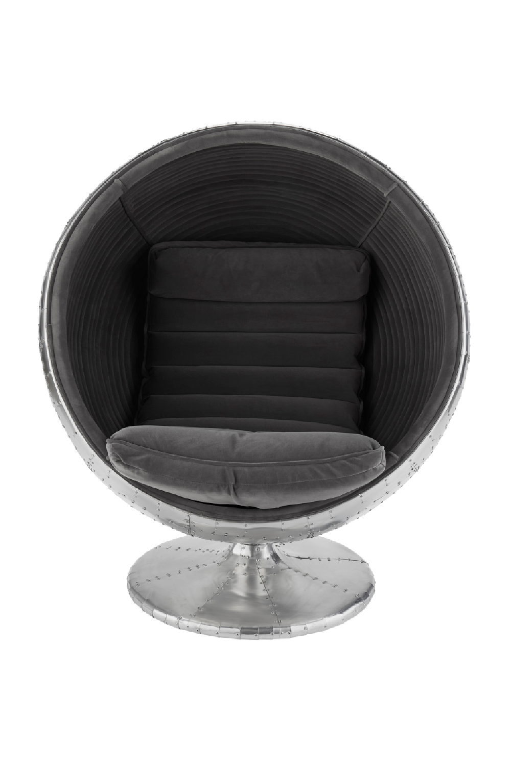 Gray Retro Moleskin Upholstery Chair | Andrew Martin | OROA