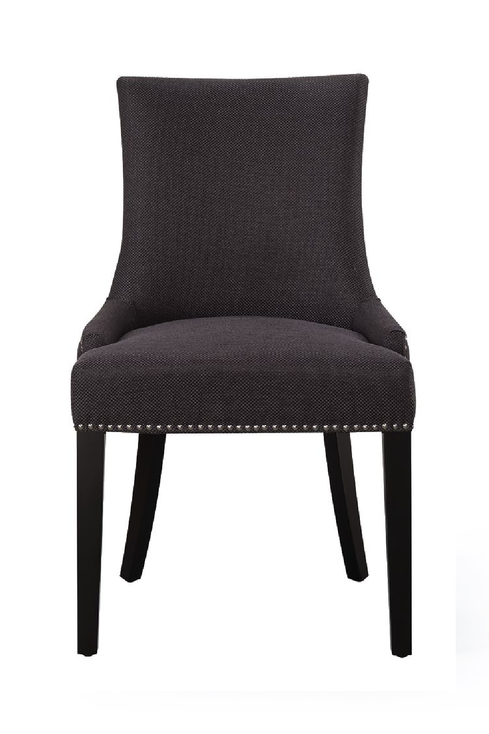 Black Scooped Back Dining Chair | Andrew Martin Theodore | OROA