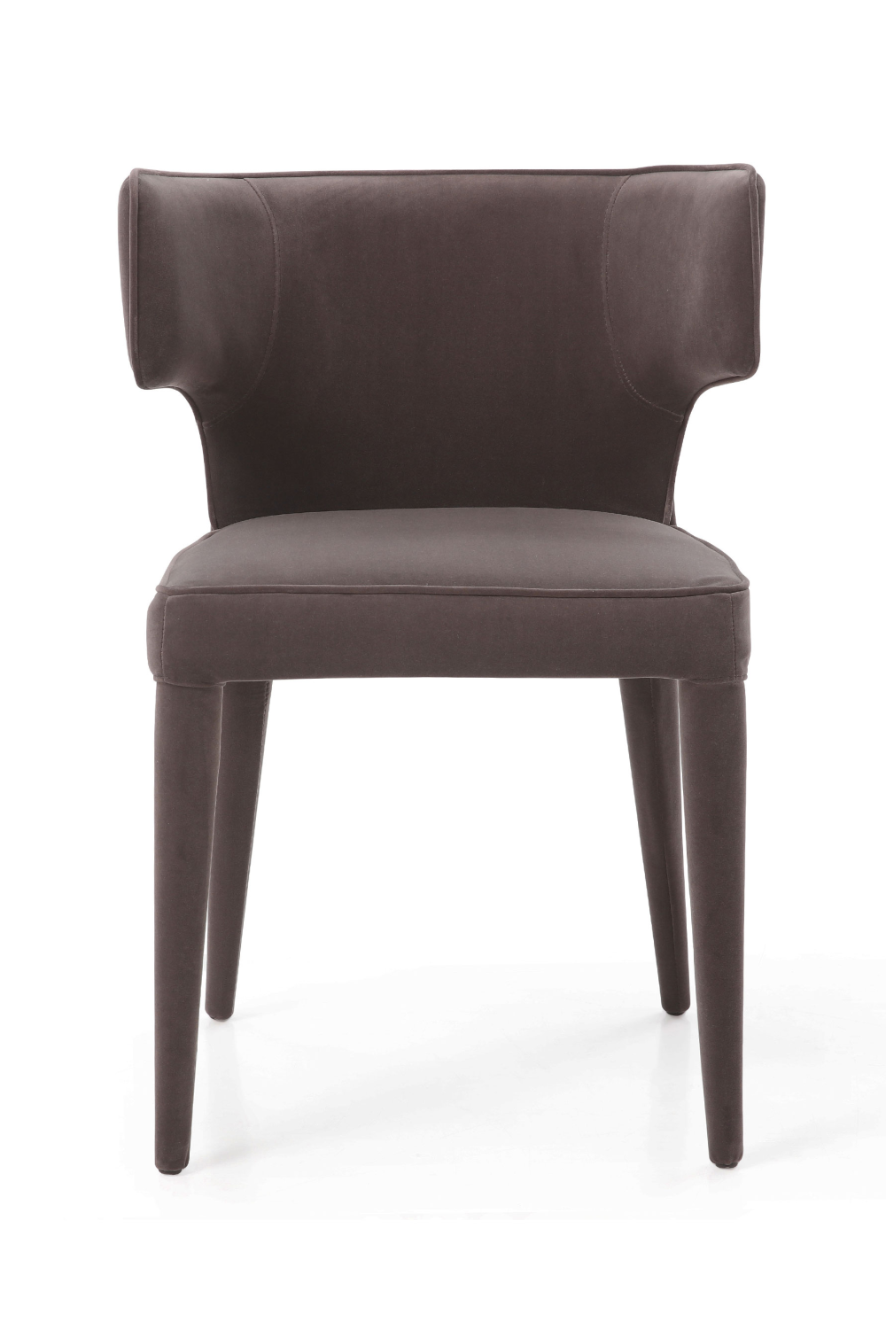 Gray Velvet Mid-Century Dining Chair | Andrew Martin Juno | OROA