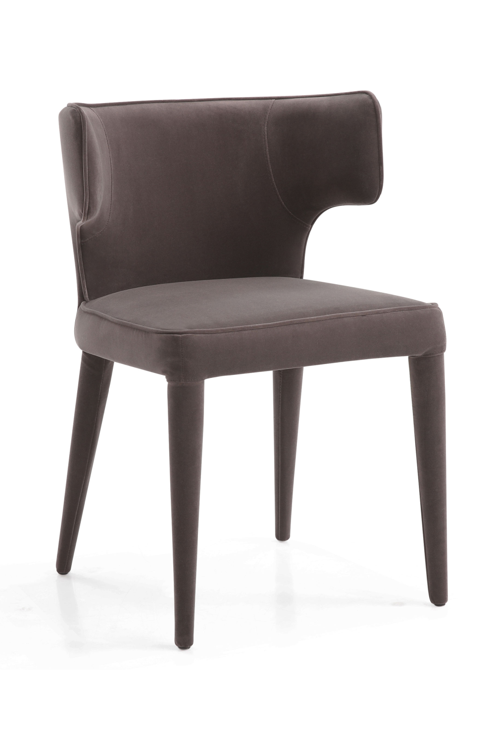 Gray Velvet Mid-Century Dining Chair | Andrew Martin Juno | OROA
