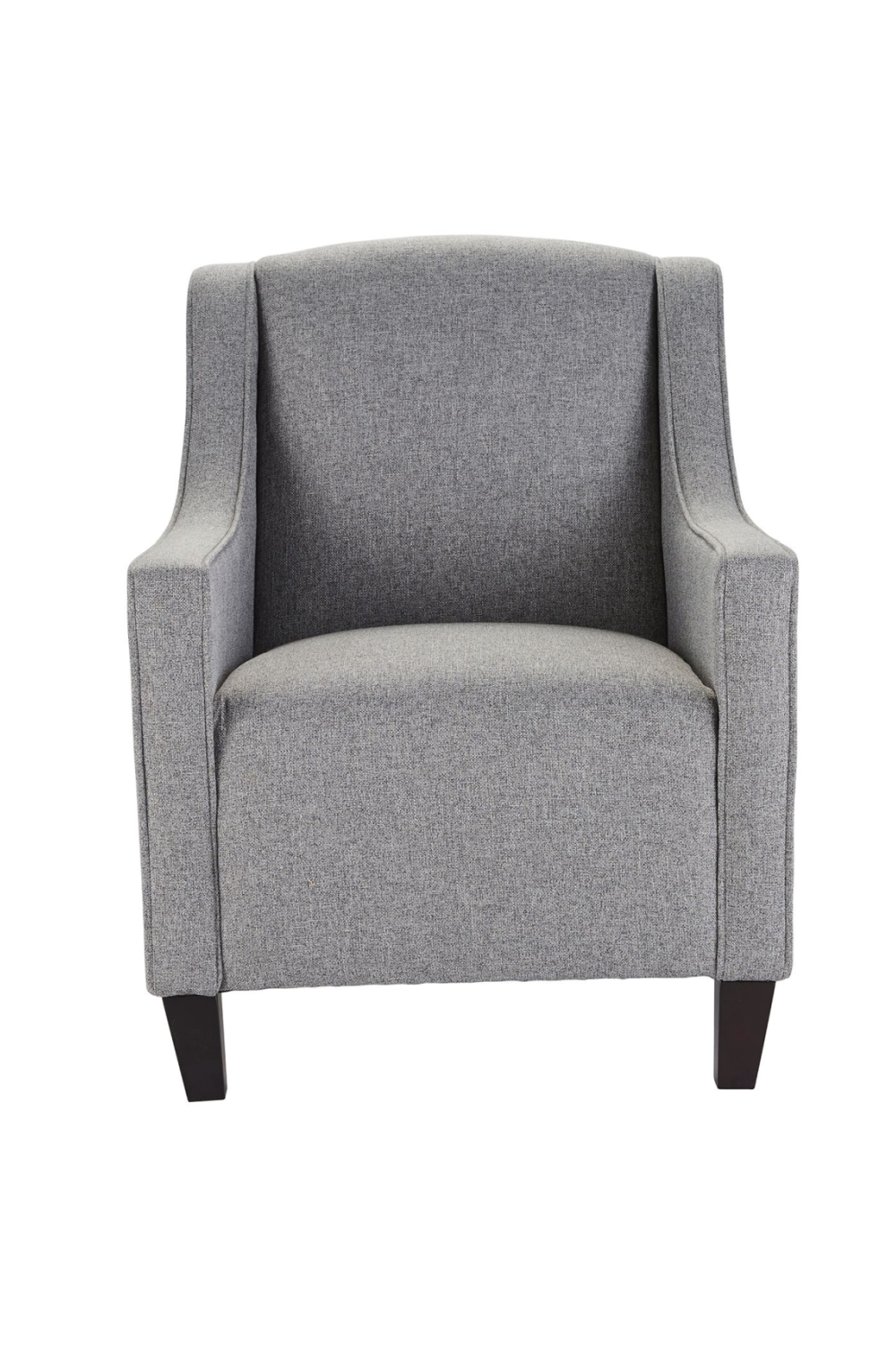 Gray Upholstery Curved Arms Chair | Andrew Martin Finbar | OROA