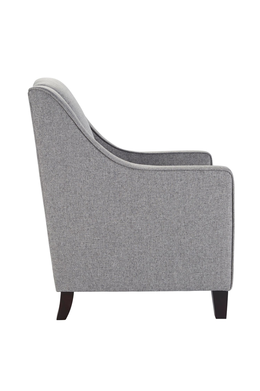 Gray Upholstery Curved Arms Chair | Andrew Martin Finbar | OROA